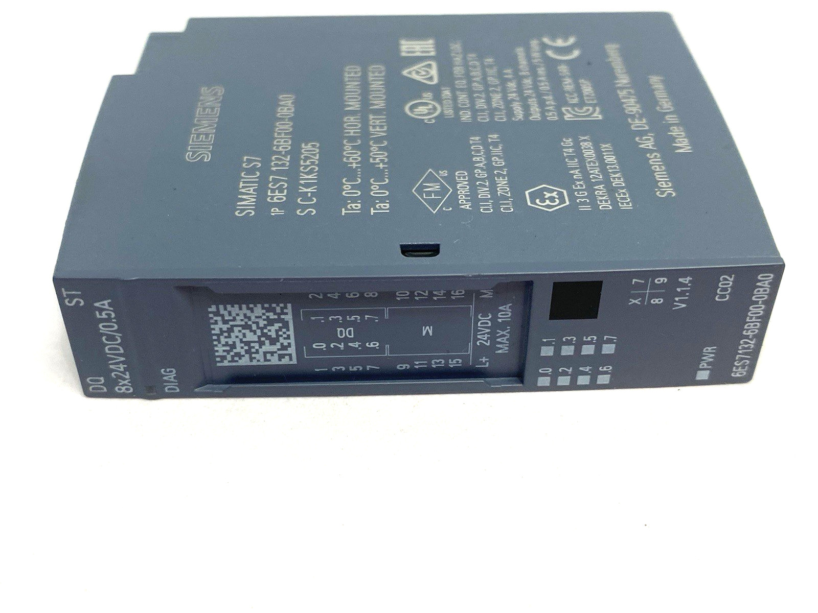 Siemens 6ES7132-6BF00-0BA0 SIMATIC ET 200SP Digital Output Module DQ 8x 24 V DC