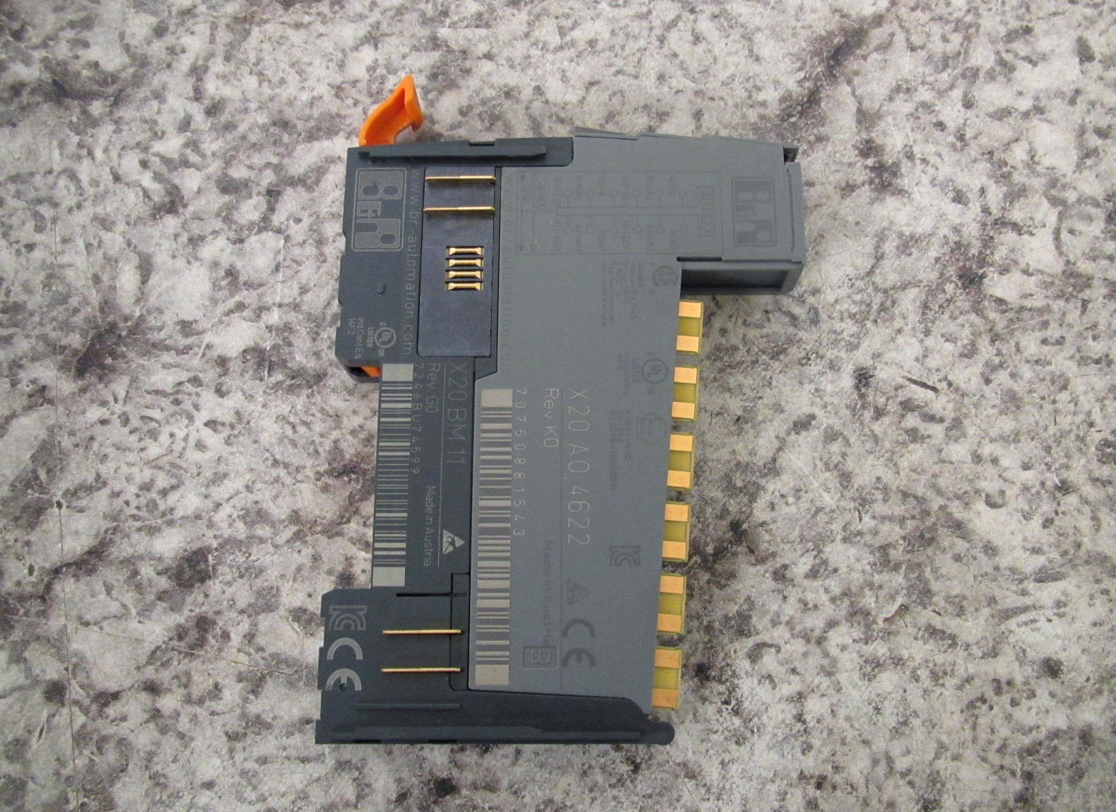 B&R X20AO4622 / X20BM11 PLC I/O Analog Output Module Used Free Shipping