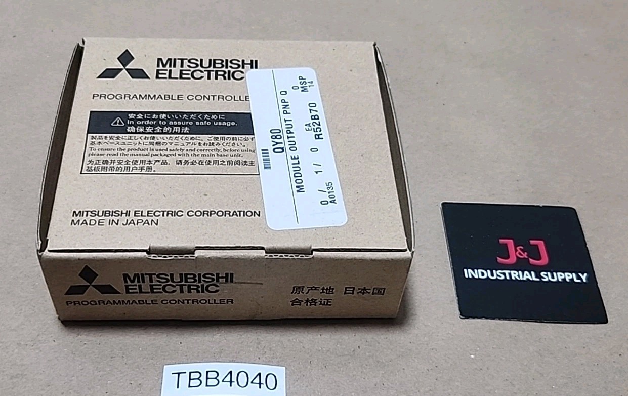 *NEW IN BOX* Mitsubishi QY80 Digital Output Unit Module 12/24Vdc .5A + Warranty!