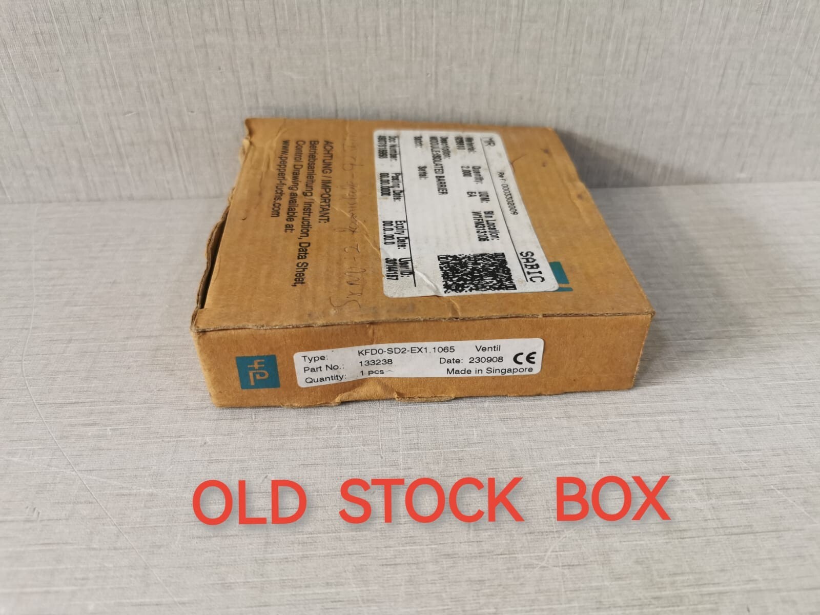 PEPPERL+FUCHS KFD0-SD2-Ex1.1065 SOLENOID DRIVER 133238