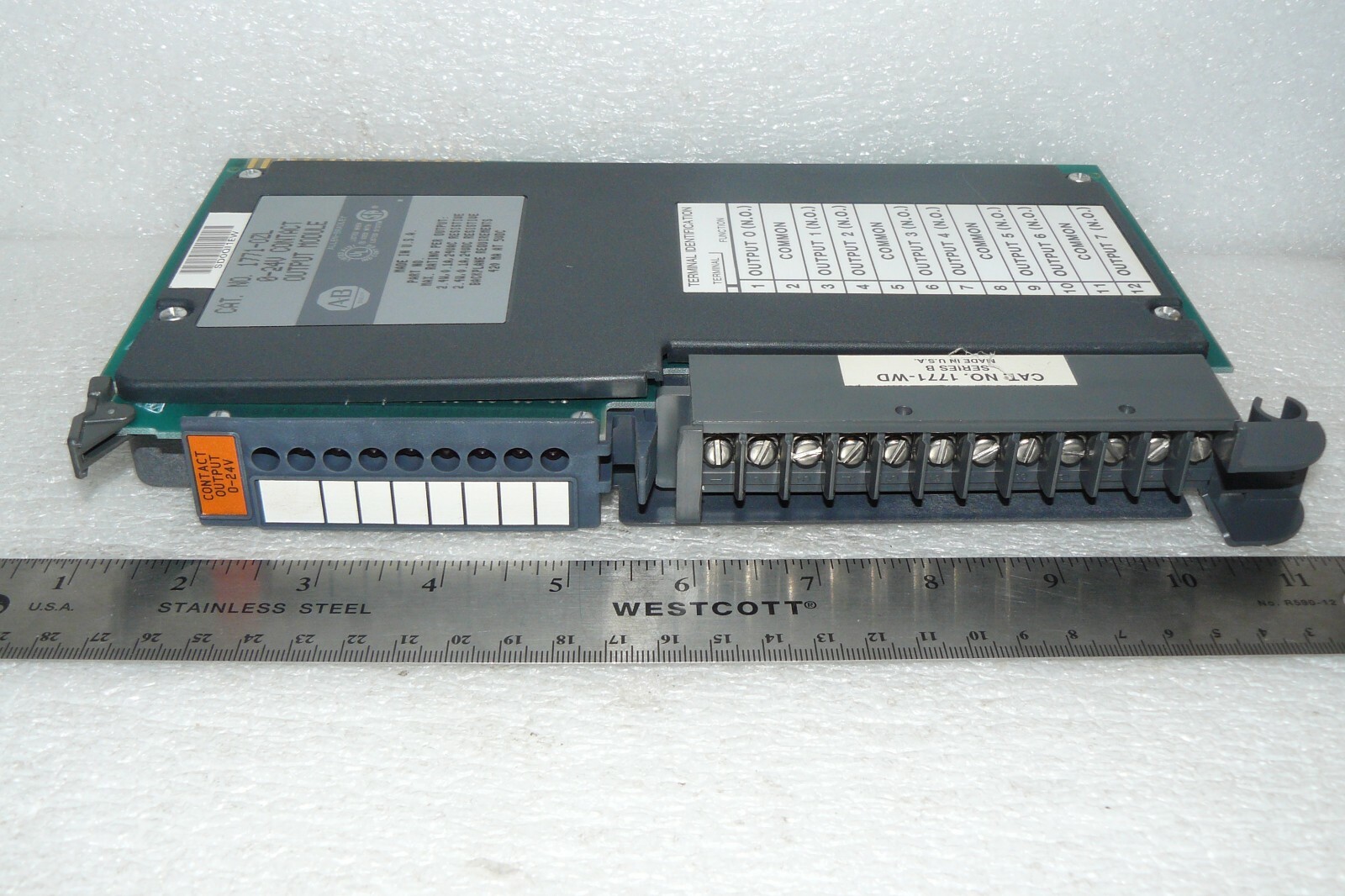 ALLEN BRADLEY 1771-OZL OUTPUT MODULE 0-24V REED RELAY NEW
