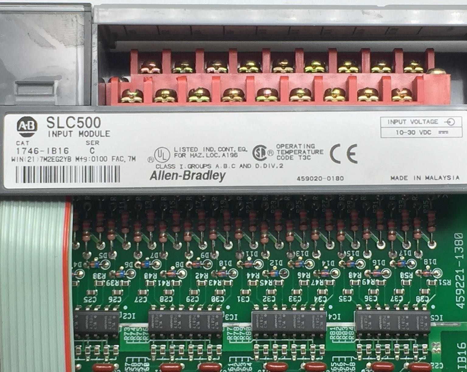 Allen-Bradley 1746-IB16 SER.C SLC 500 16-Channel Input Module