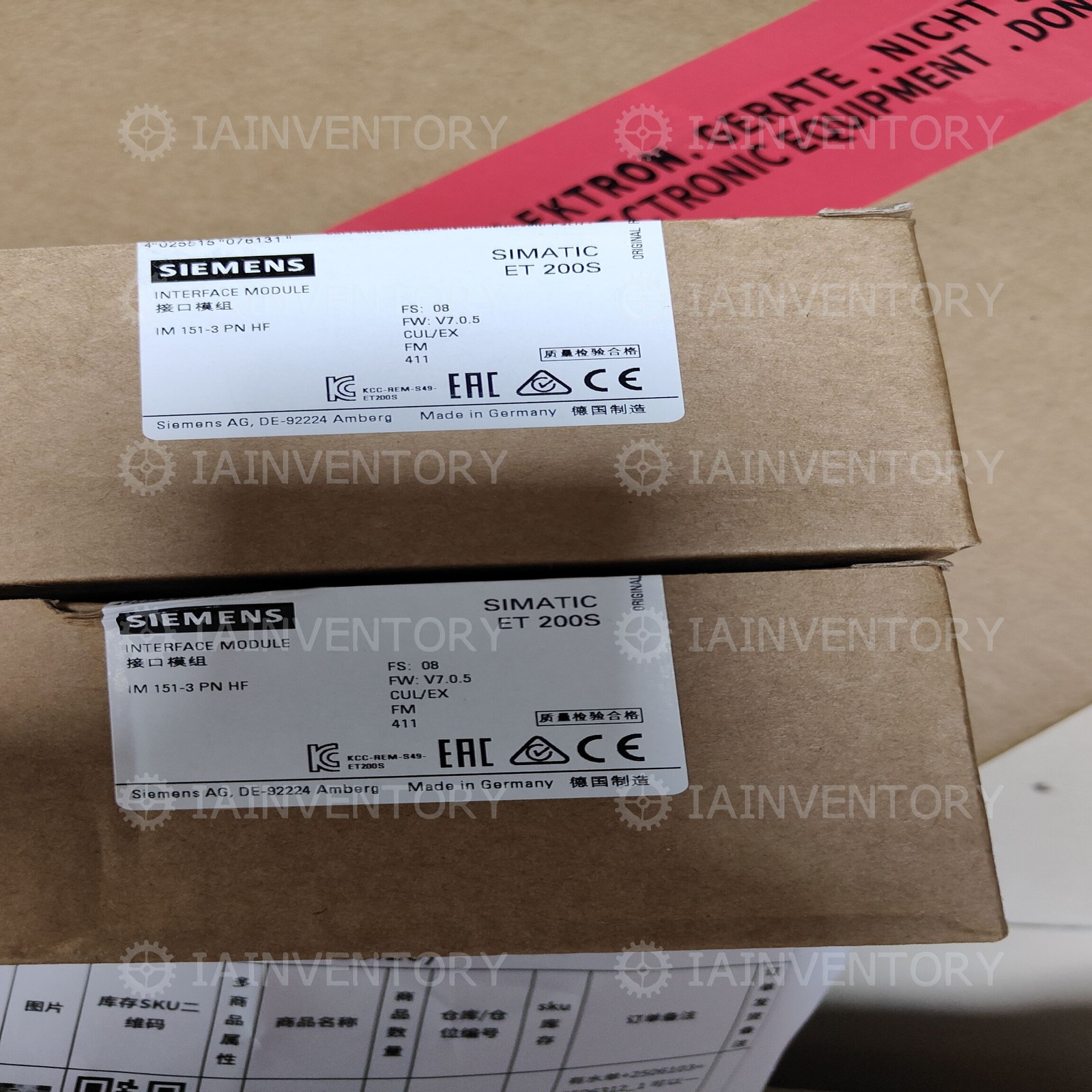 REA US STOCK Original New 6ES7151-3BA23-0AB0 Siemens Fast Delivery