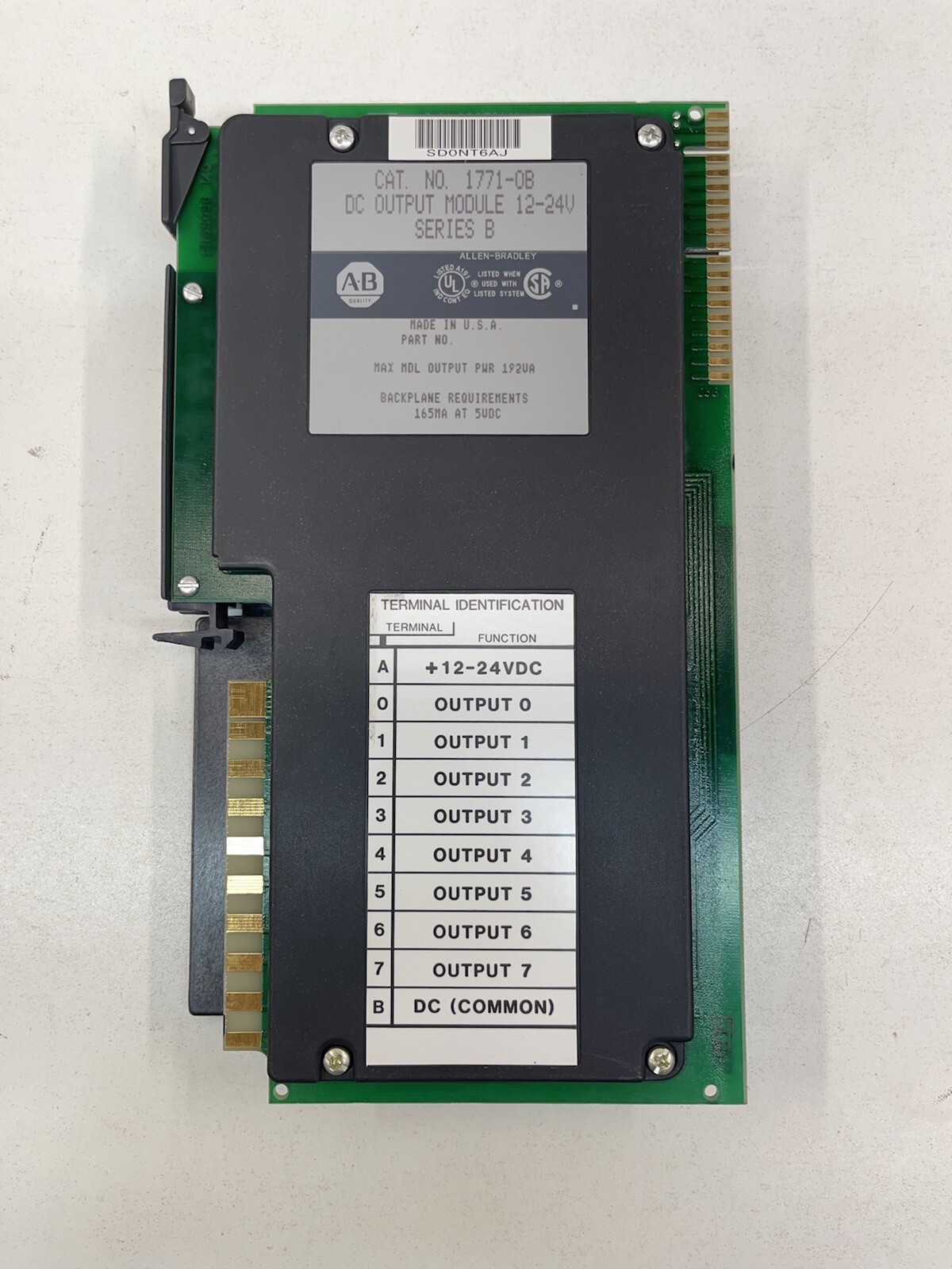 Allen Bradley 1771-OB Ser. B Ouput Module 12-24VDC