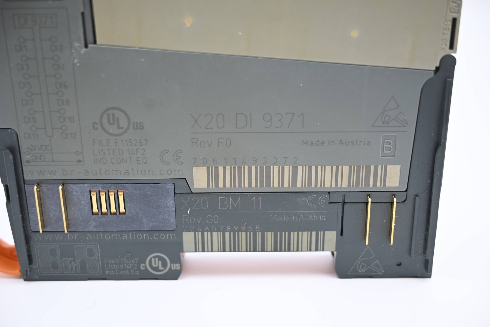 B&R Automation Input Module X20DI9371 inc X20BM11 + X20TB12