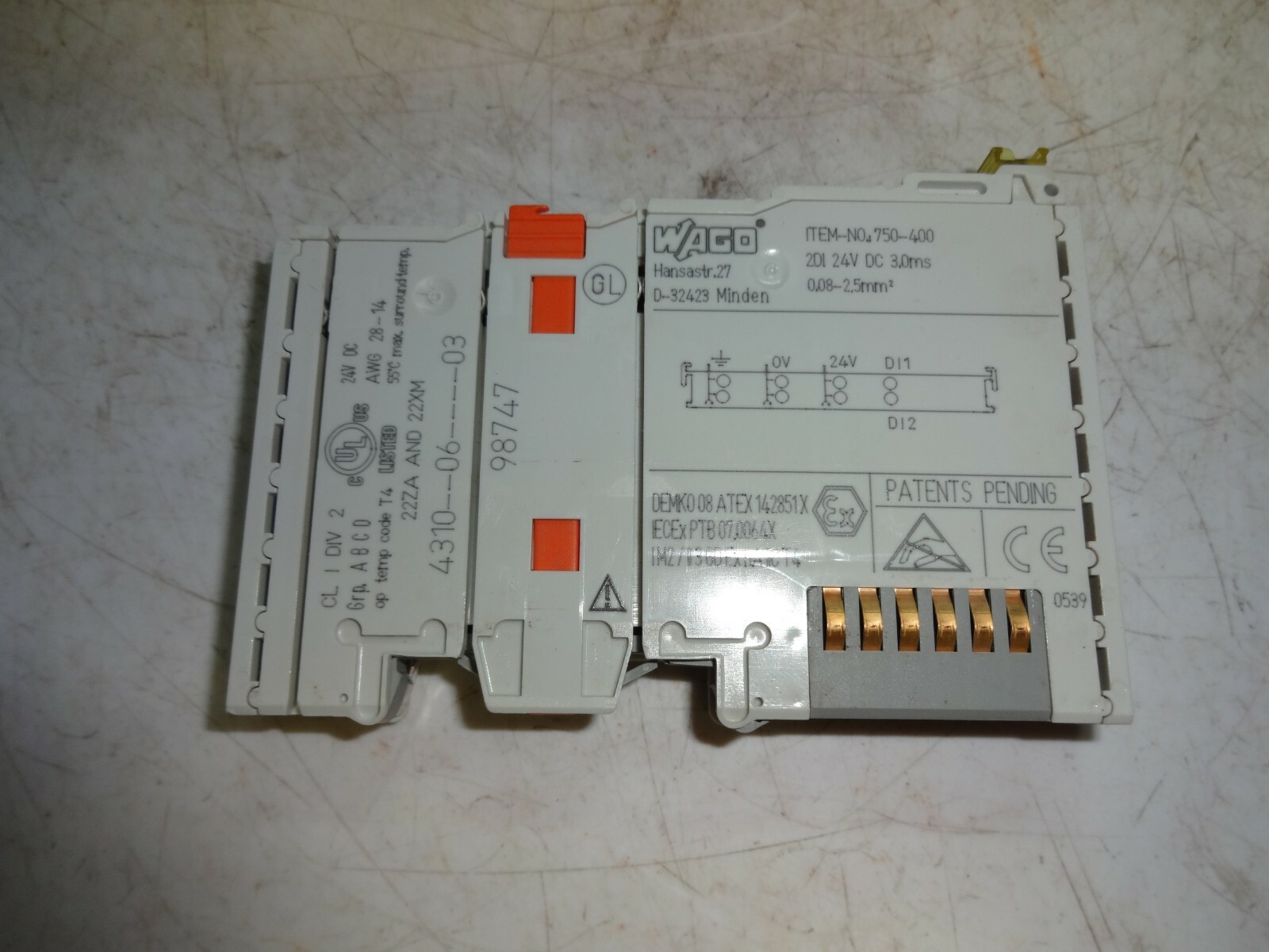 Wago 750-400 Relay