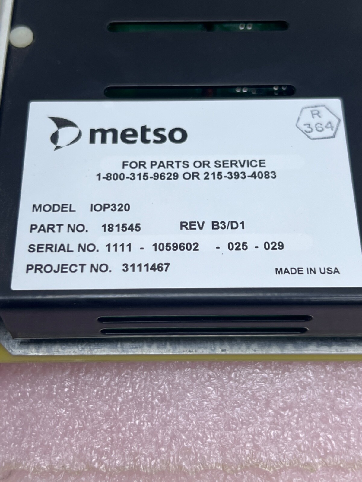 metso IOP320 181545 REV B3/D1,ANALOG OUTPUT MODULE