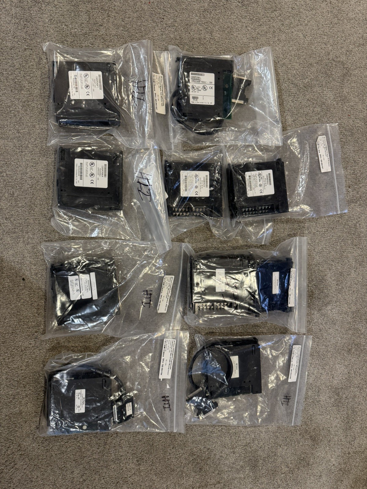 (Lot of 11) GE Fanuc 90-30 IC693, 11 total units.