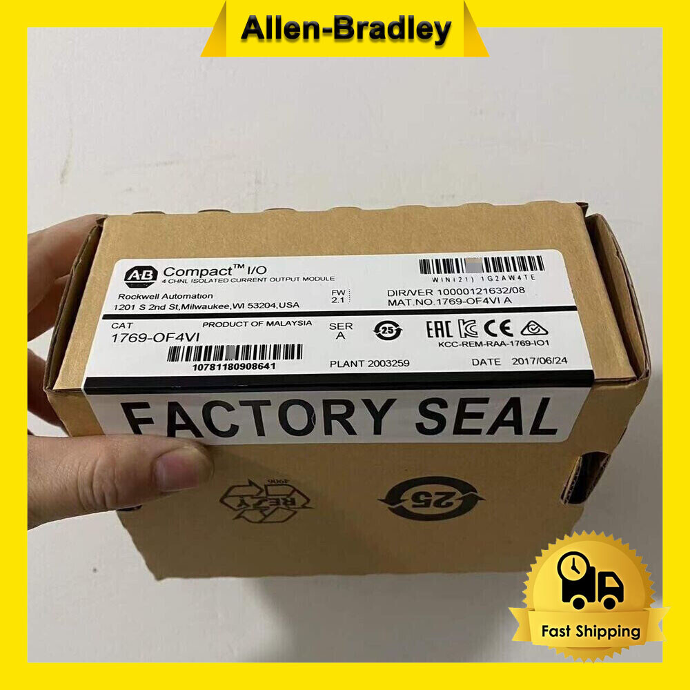1769-OF4VI AB CompactLogix 4 Pt A/O VoltageModule 1769OF4VI FREE SHIP NEW IN BOX