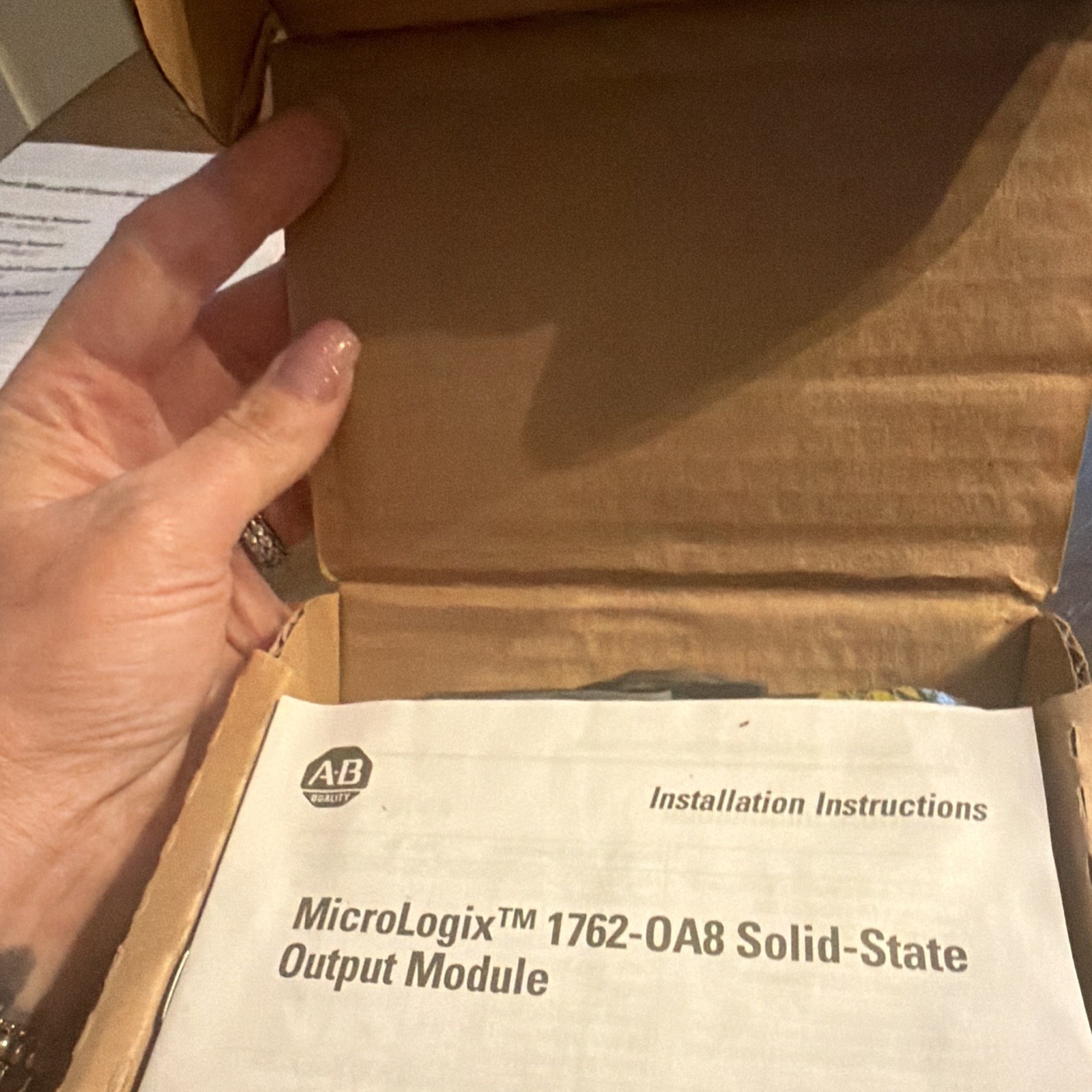 Allen-Bradley MicroLogix 1762-OA8 Digital PLC Solid-State Output Module
