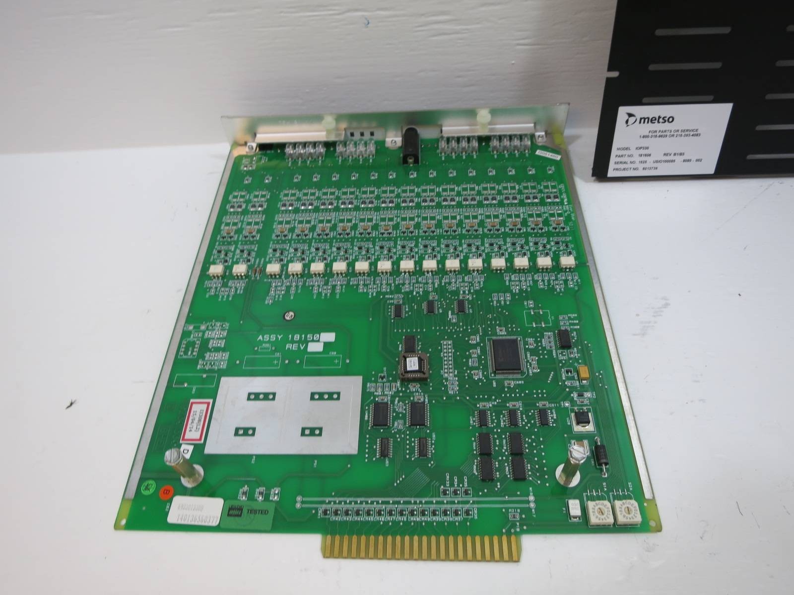 Valmet Metso Automation IOP330 181506 Rev B1/B3 Digital Input Module DC 24V