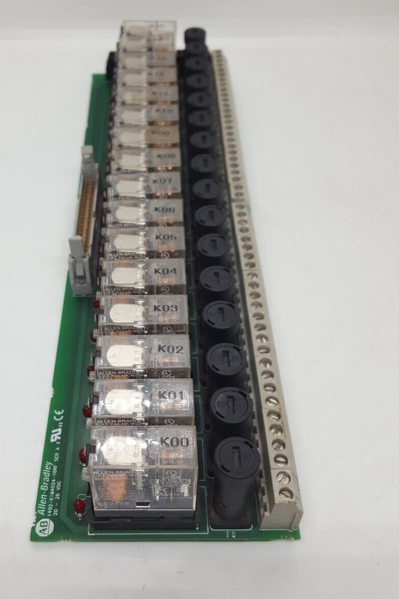 ALLEN BRADLEY 1492-XMI4024-16RF SER A RELAY INTERFACE MODULE 20-26 VDC