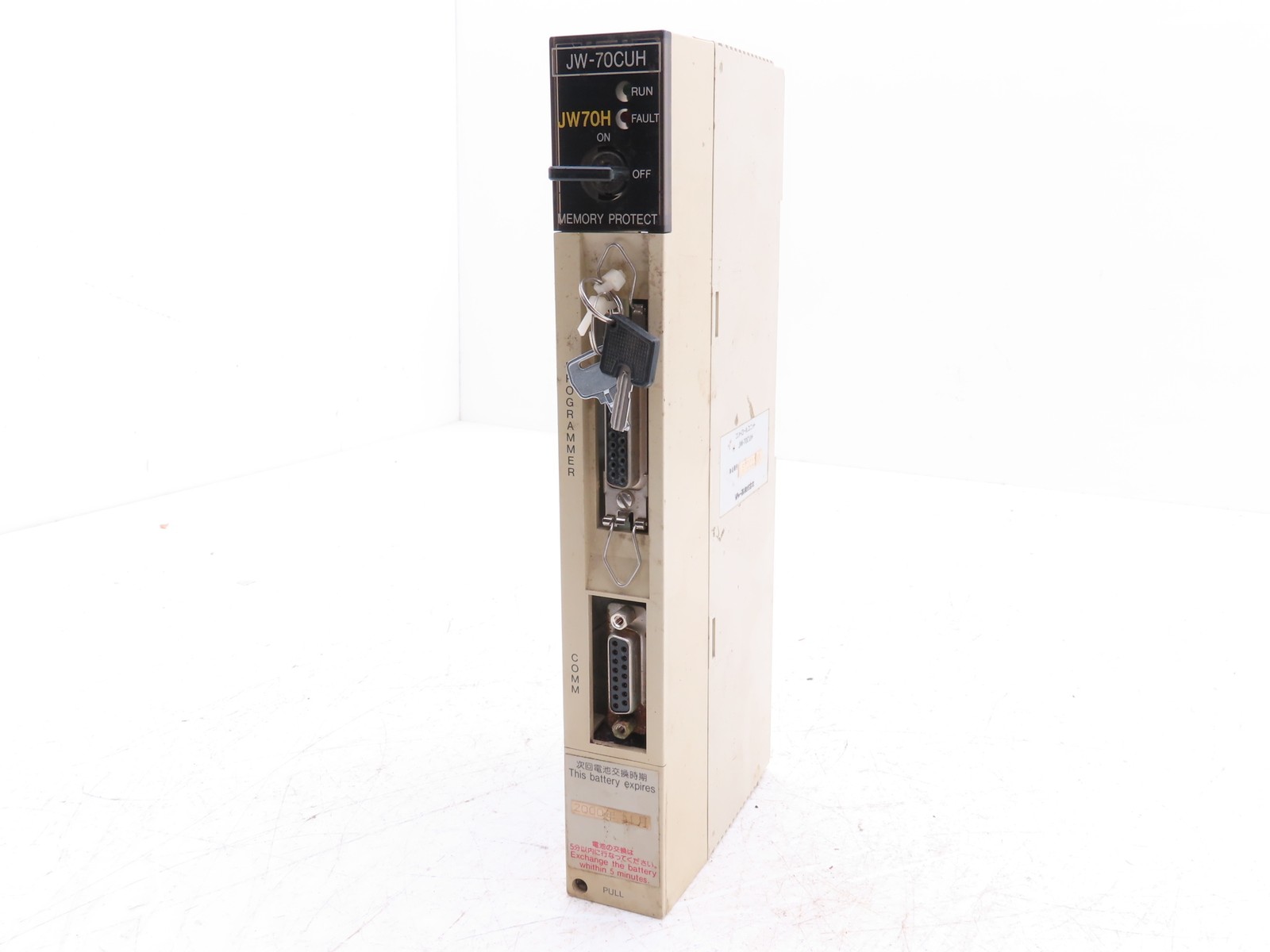 Sharp JW-70CUH PLC Anolog I/O Input Output Control Module