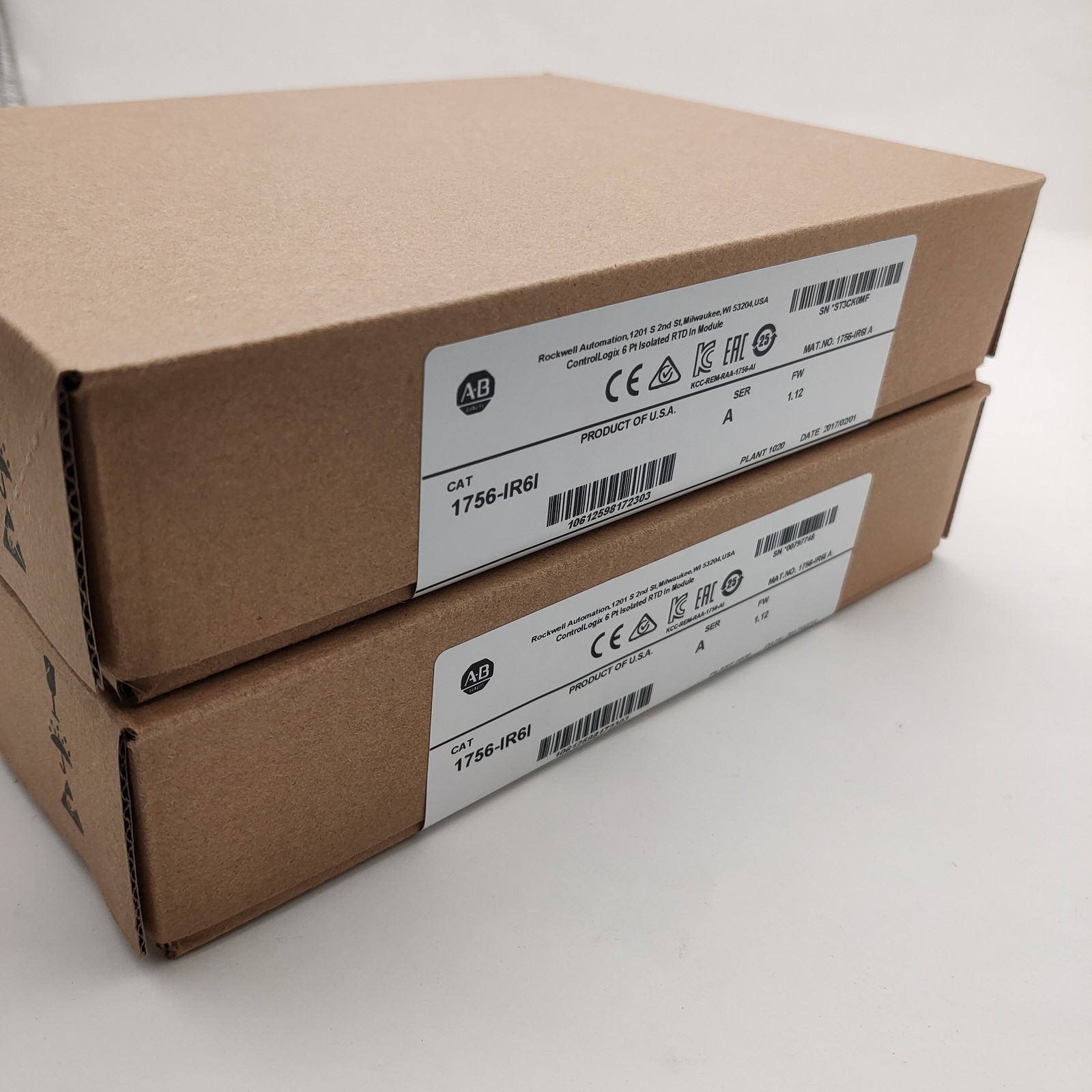 Factory Sealed AB 1756-IR6I SER A ControlLogix 6 Pt Isolated RTD In Module NEW