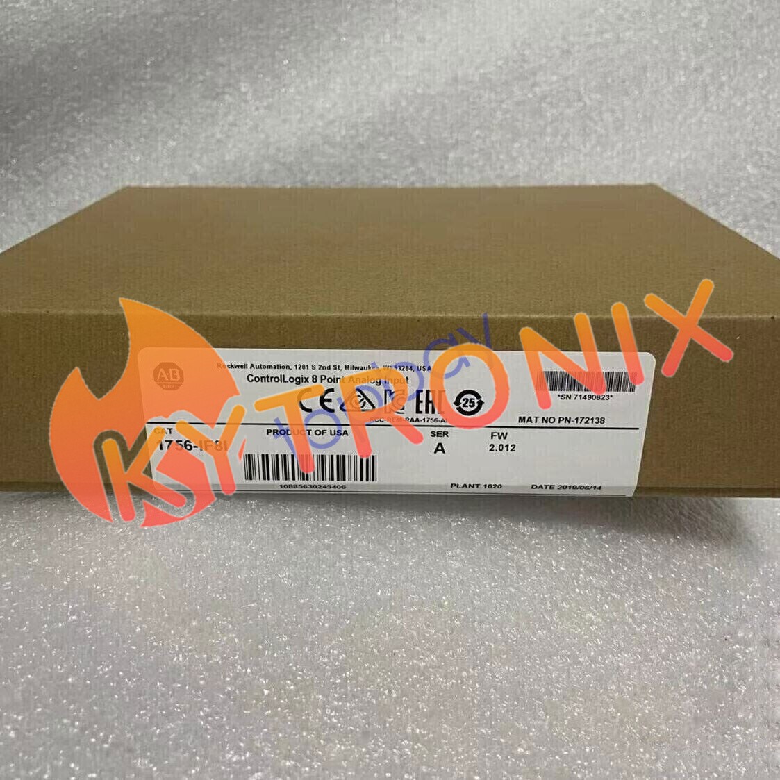 New Allen-Bradley 1756-IF8I /B ControlLogix 8 Point Analog Input Module 1756IF8I