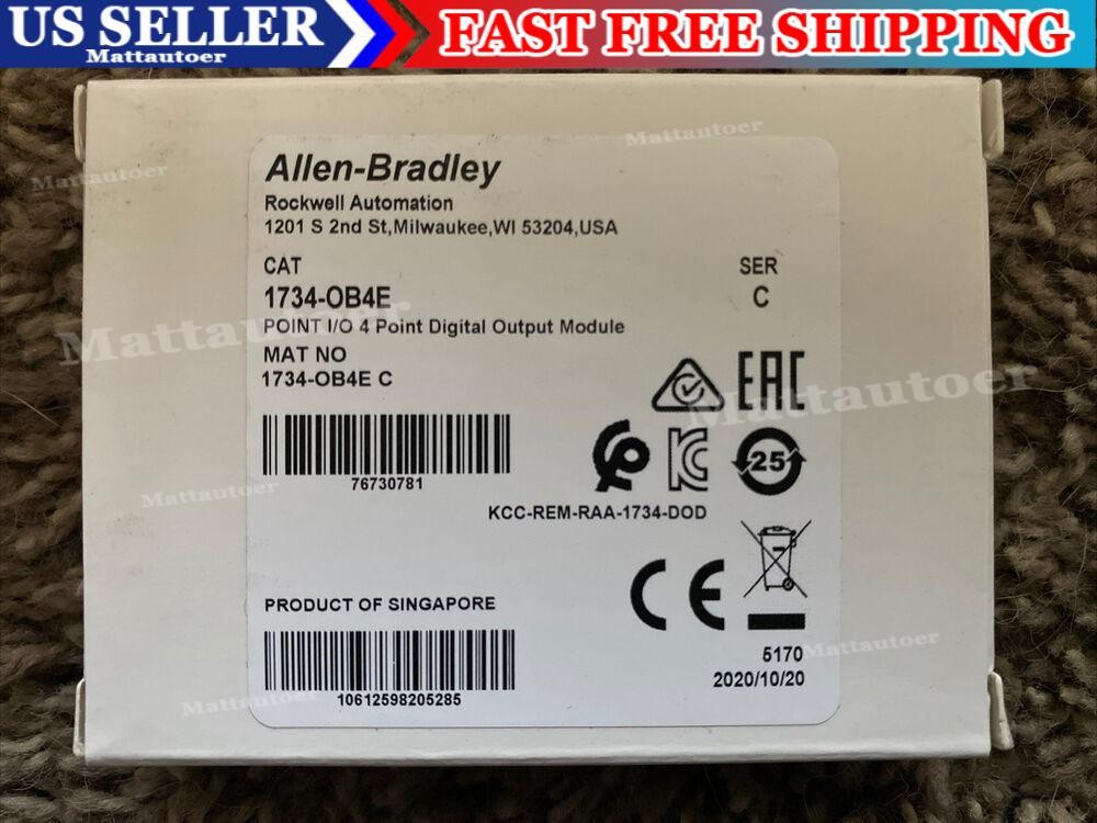 Allen Bradley 1734-OB4E C 4Point Output Module new in box 1734OB4E AB