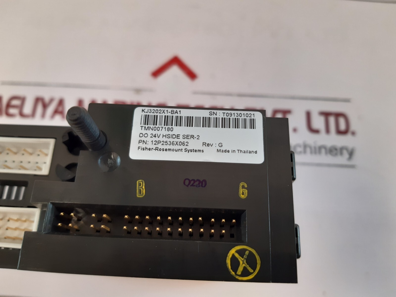 Emerson 12P2536X062 DeltaV KJ3202X1-BA1 Discrete Output Module Rev G 12 VDC