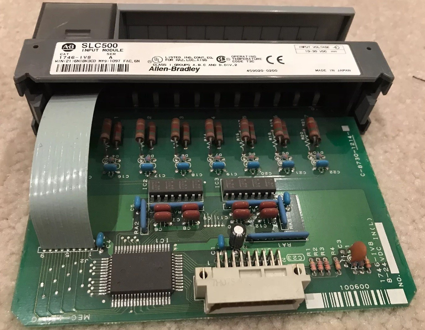 Allen BRadley 1746-IV8 Ser A SLC 500 Series Input Module