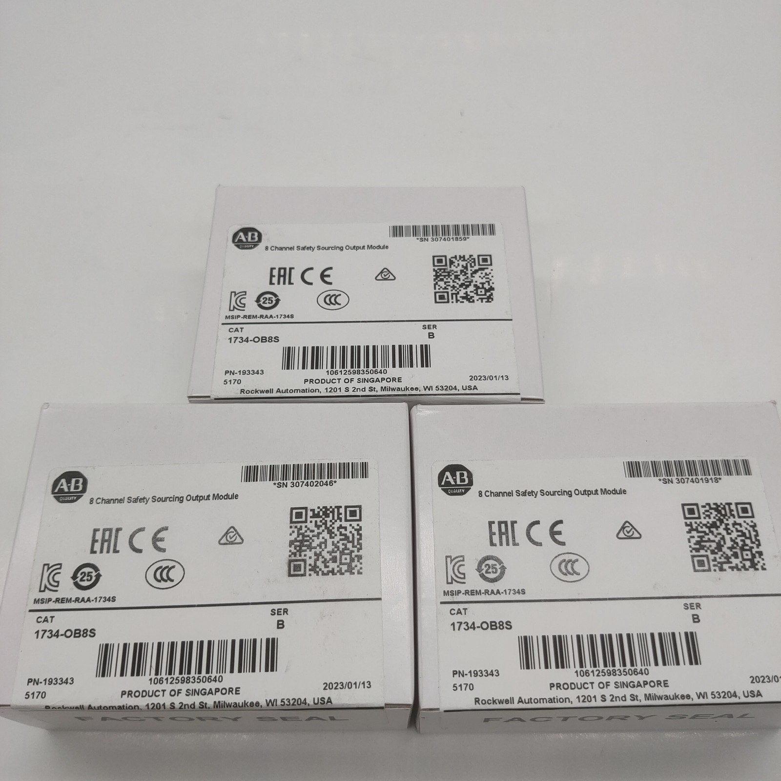 New Allen-Bradley1734-OB8S Point I/O Safety Output Module 1734OB8S US Free Tax