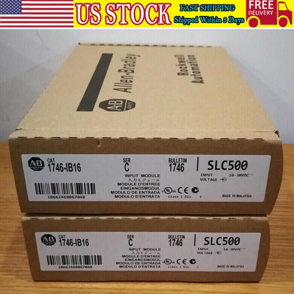 Allen-Bradley 1746-IB16 SER D SLC 500 PLC Digital Input Module US Free Tax