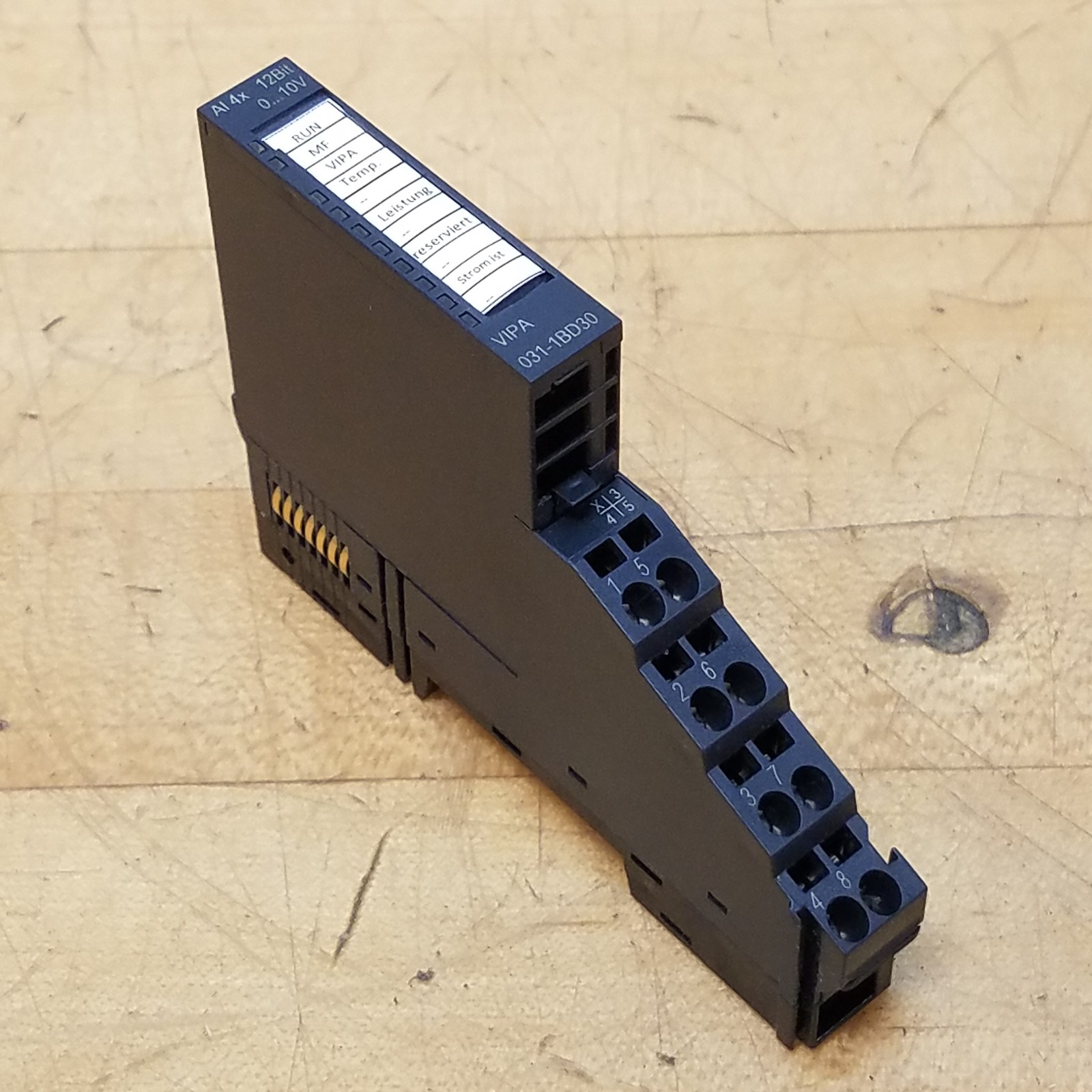 VIPA 031-1BD30 Analog Input Module, 4 Analog Inputs, 12 Bit, 0-10V – USED