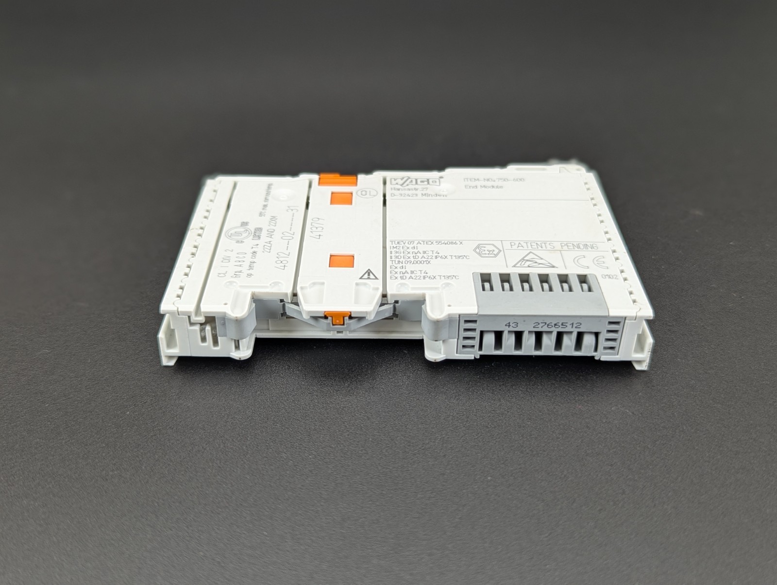 Wago 750-600 I/O System End Module 750600 (TBI)