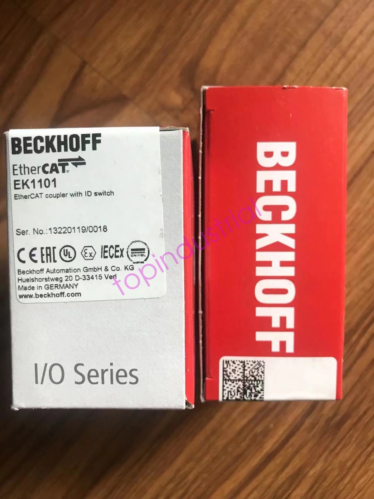 1pcs BECKHOFF EtherCAT Coupler Module EK1101 with ID Switch