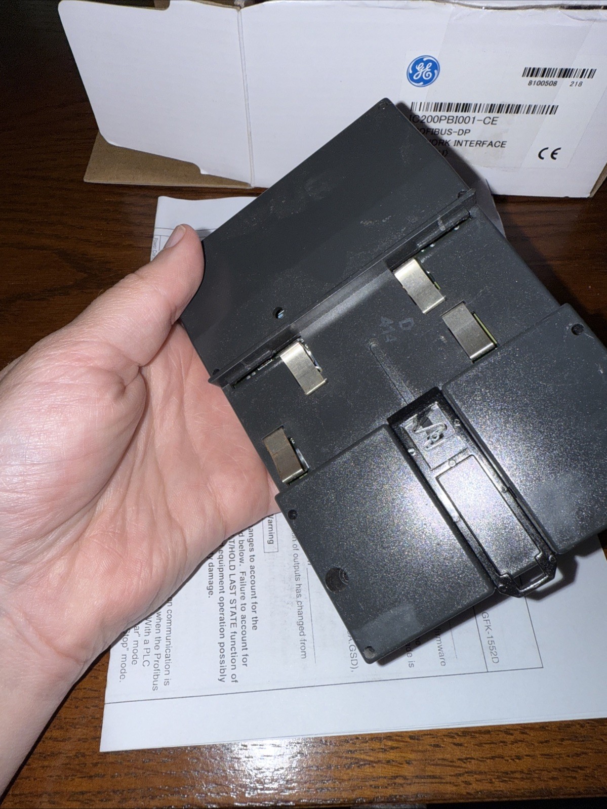 Versamax Profibus Network Interface Unit IC200PBI001 IC200PBI001-CE Untested