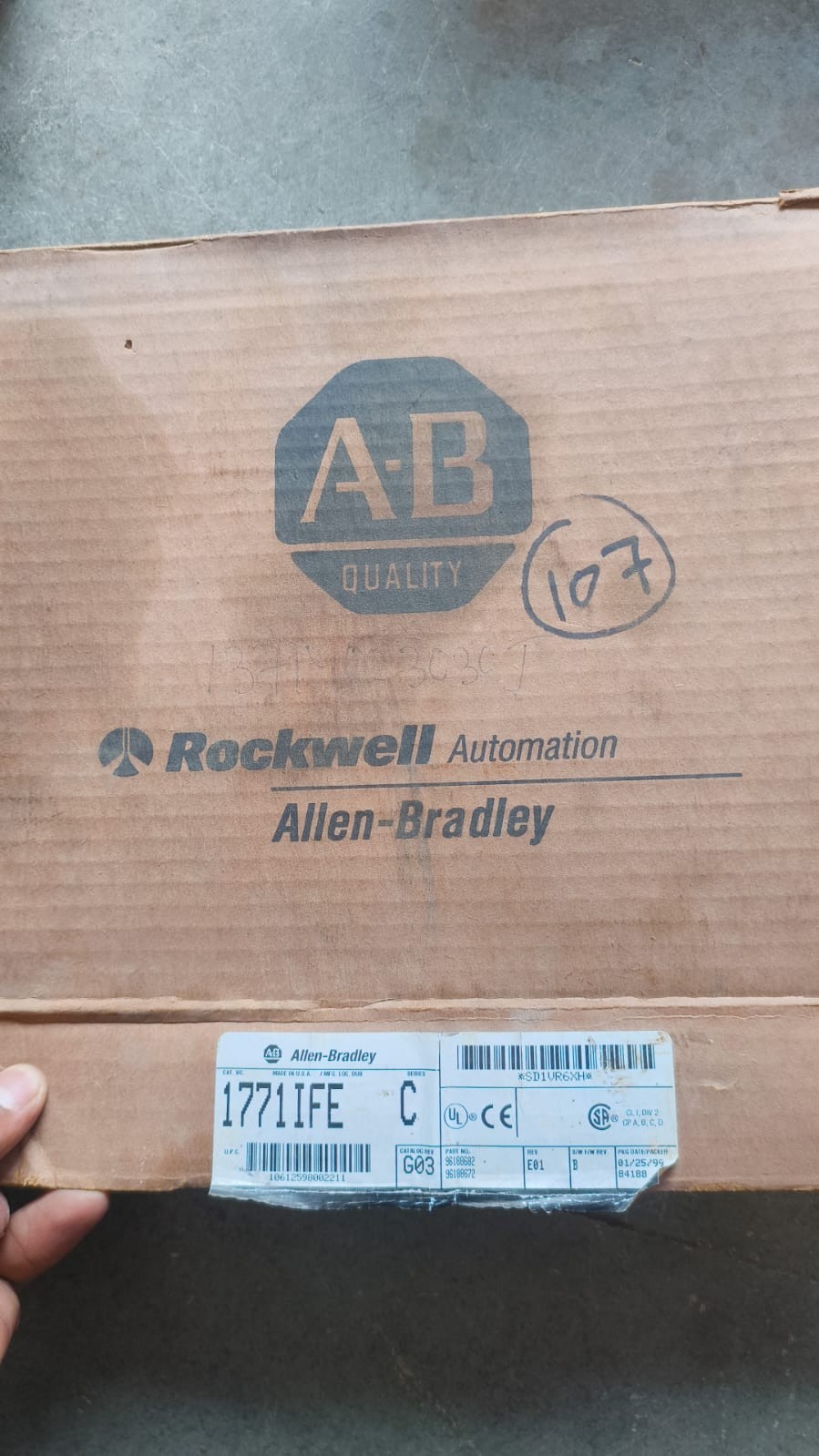 NEW ALLEN BRADELY AB 1771-IFE/C REV G03 ANALOG INPUT MODULE FREE FAST SHIPPING