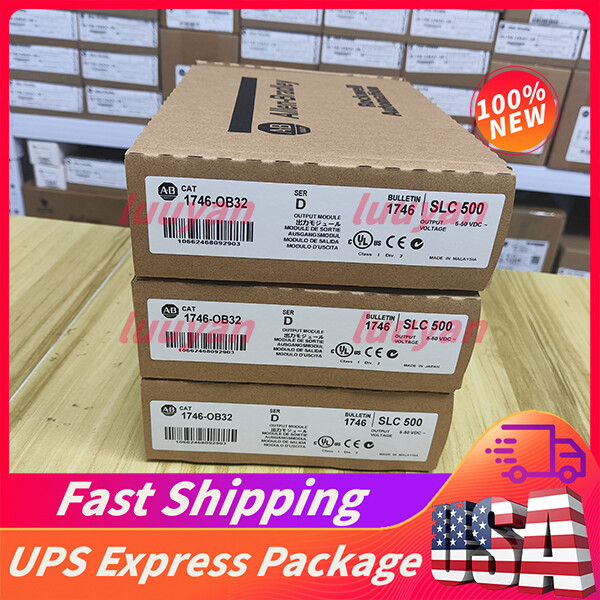 AB 1746-OB32 Allen-Bradley Ser D SLC500 Output Module 1746OB32 New Sealed TX