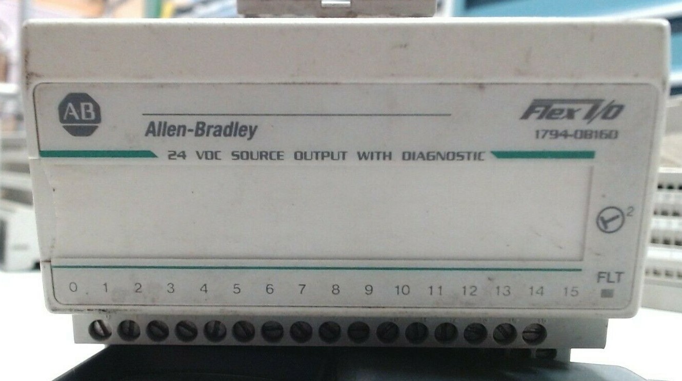 AB ROCKWELL 1794-08160 FLEX I/O MODULE 24 VDC SOURCE OUTPUT W/ DIAGNOSTIC *FRSHP