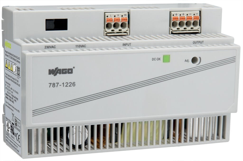 WAGO- 787-1226 power supply; single-phase; output voltage 24 VDC 6 A, picoMAX