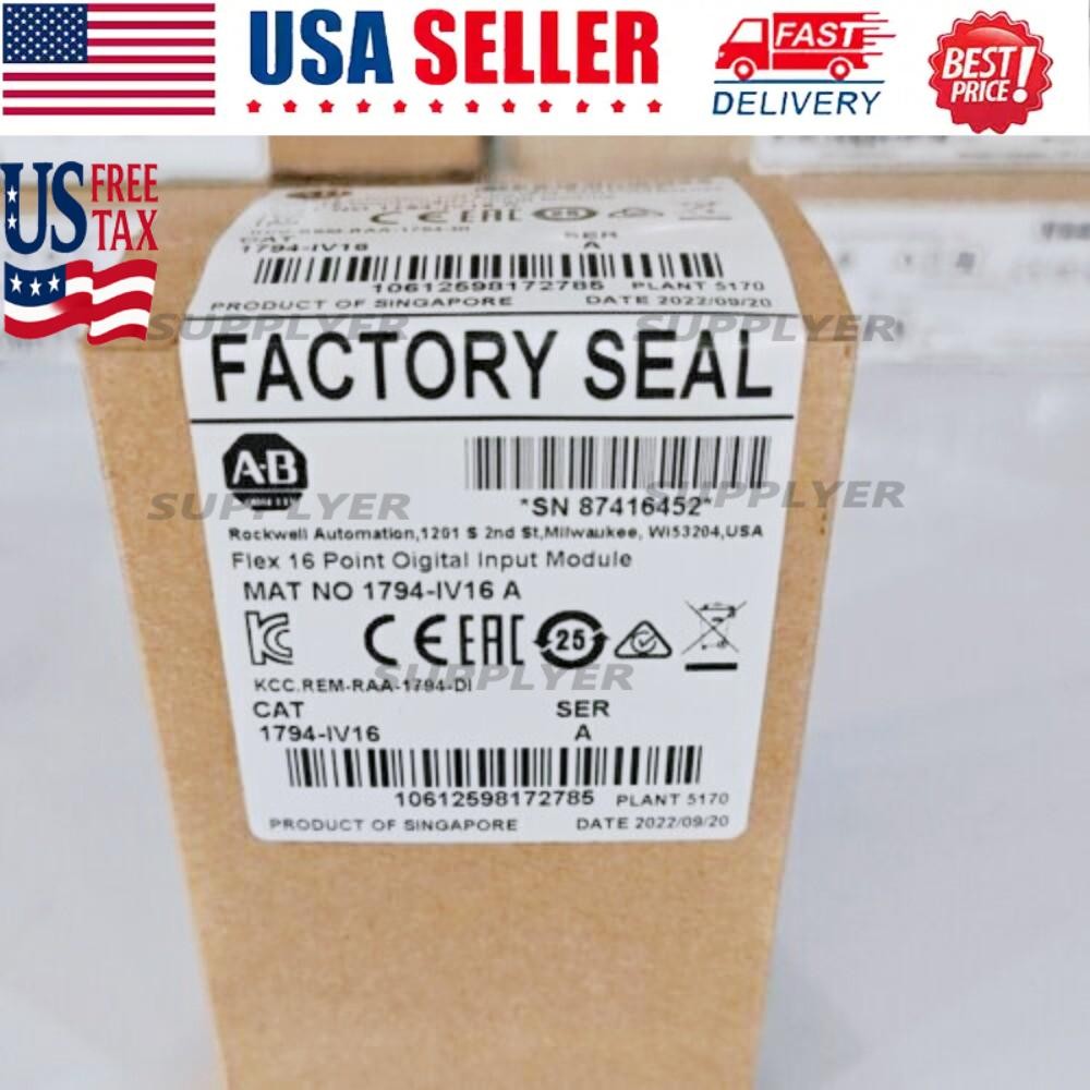 New AB 1794-IV16 Flex 16 Pt Digital Input Module AB 1794IV16 US Free Tax
