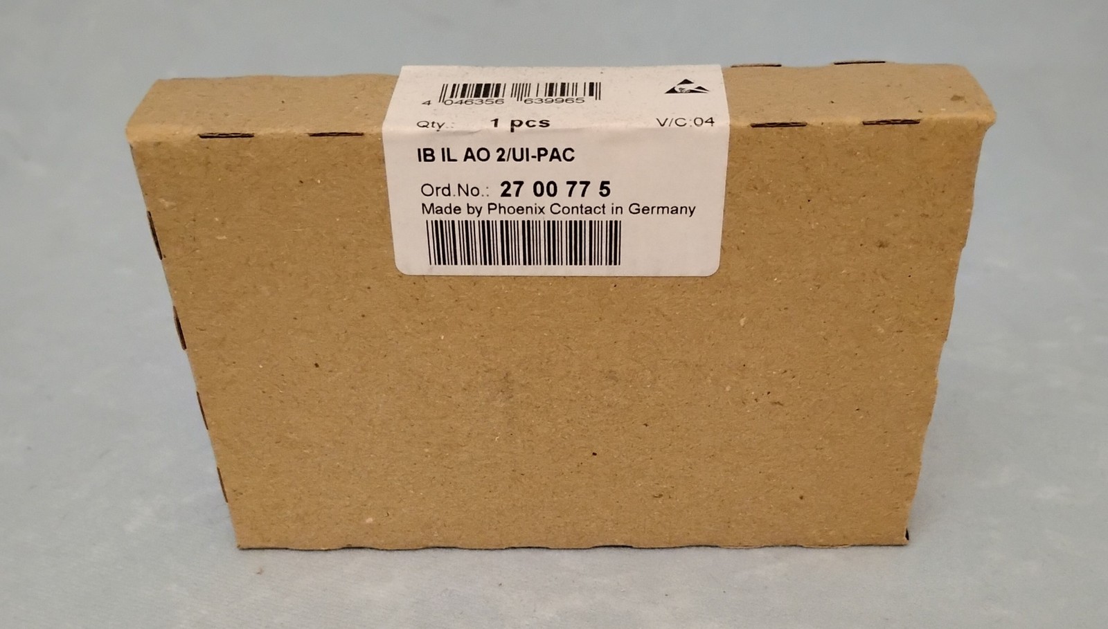 Phoenix Contact IB IL AO 2/UI-PAC 2700775 Axioline PLC Analog Output Module