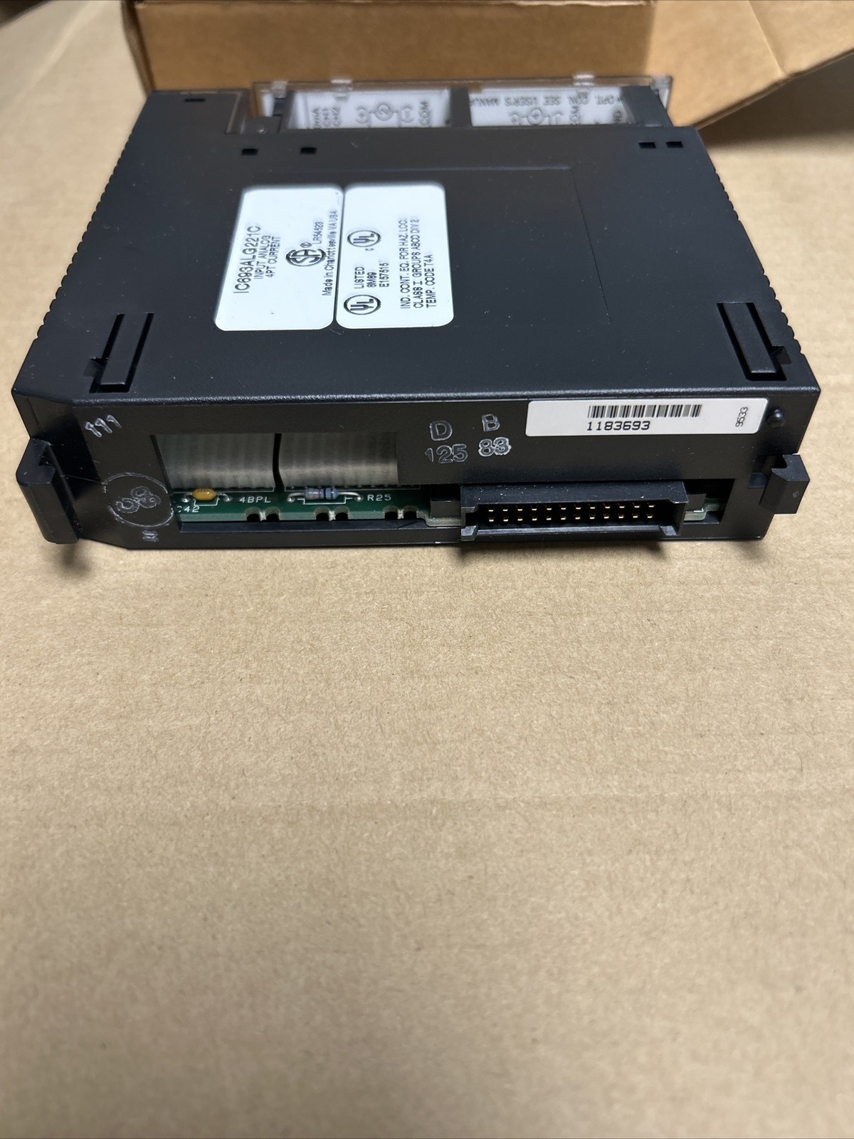 New GE Fanuc IC693ALG221C PLC Input Analog 4PT CURRENT Made in USA