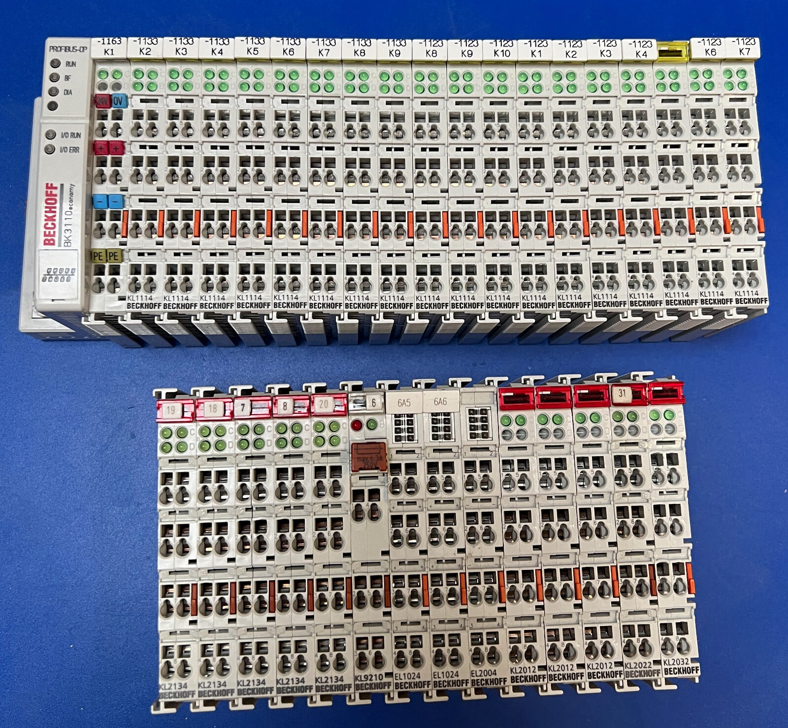 Beckhoff BK3110 + mix card 34+1pcs