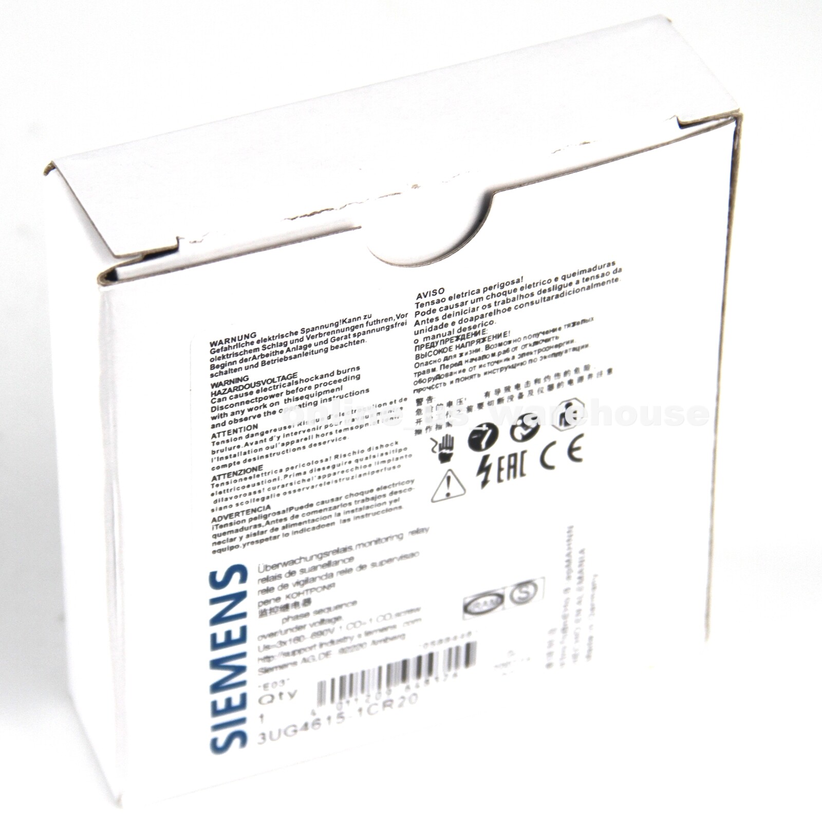 One Brand New SIEMENS 3UG4615-1CR20 Relay Module
