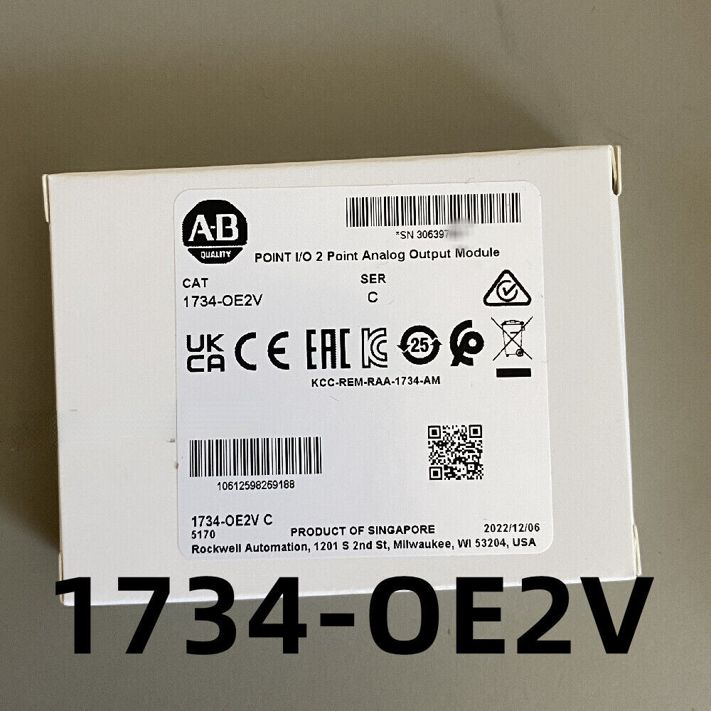 1734-OE2V Allen-Bradley 1734OE2V POINT I/O 2 Point Analog Output Module New