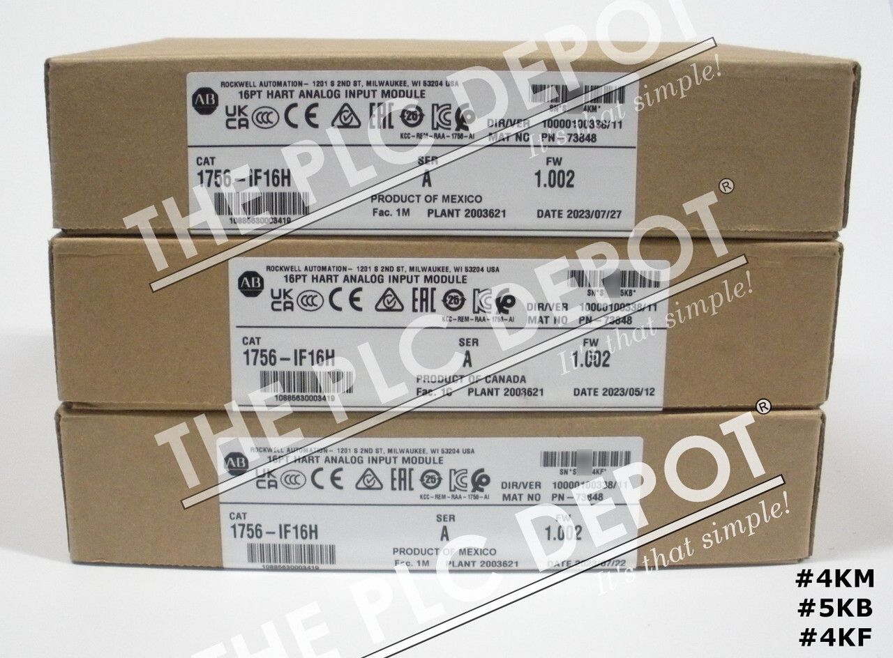 SEALED AUTHENTIC 2023-2024 Allen Bradley 1756-IF16H Analog ControlLogix #QTY