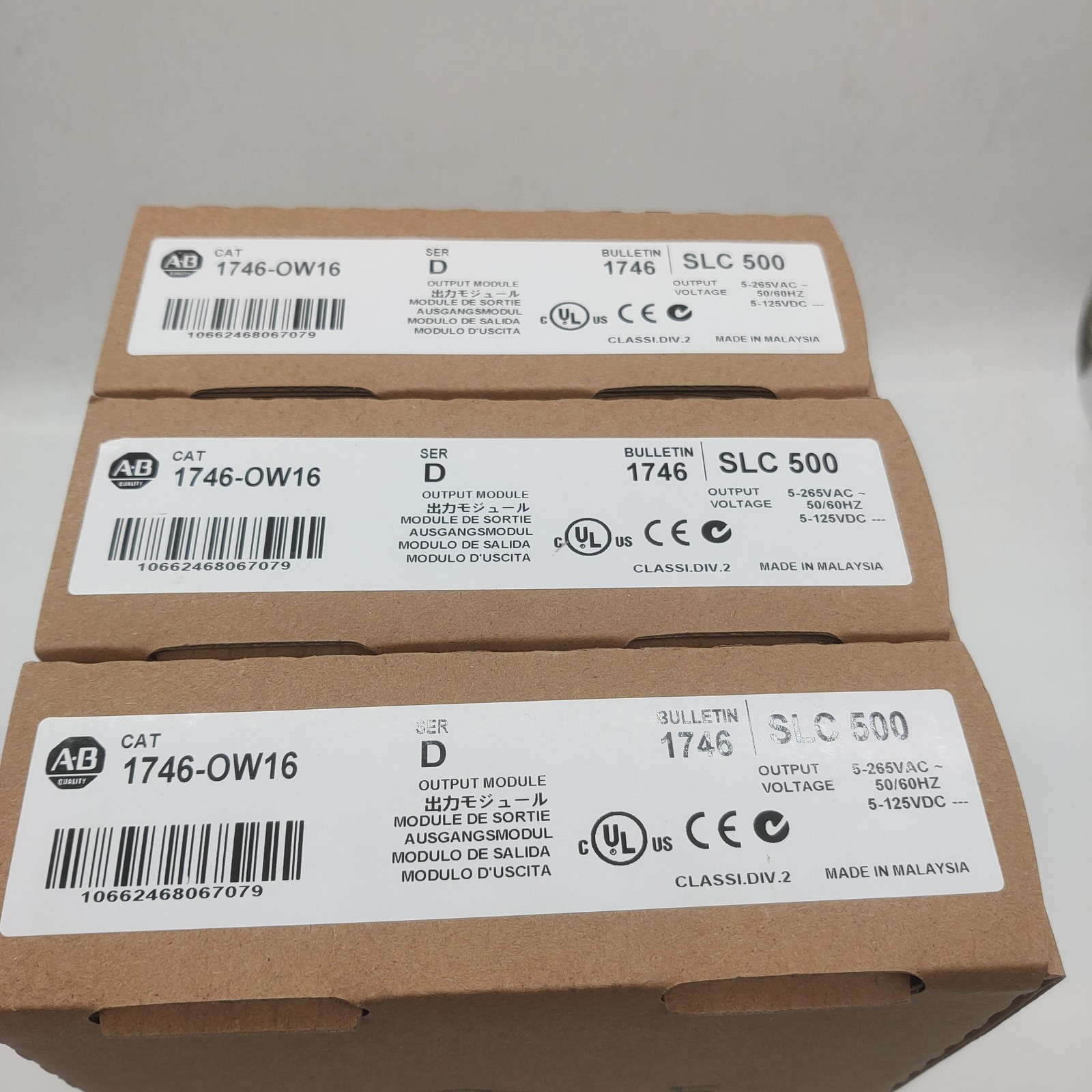 1PC New AB 1746-OW16 SLC500 SerD Output Module 1746OW16 NEW Factory Sealed PLC
