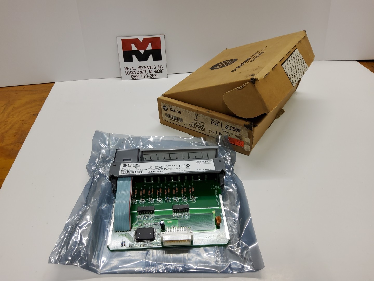 ALLEN BRADLEY 1746 IV8 SER A INPUT MODULE SLC 500 USED TESTED OK