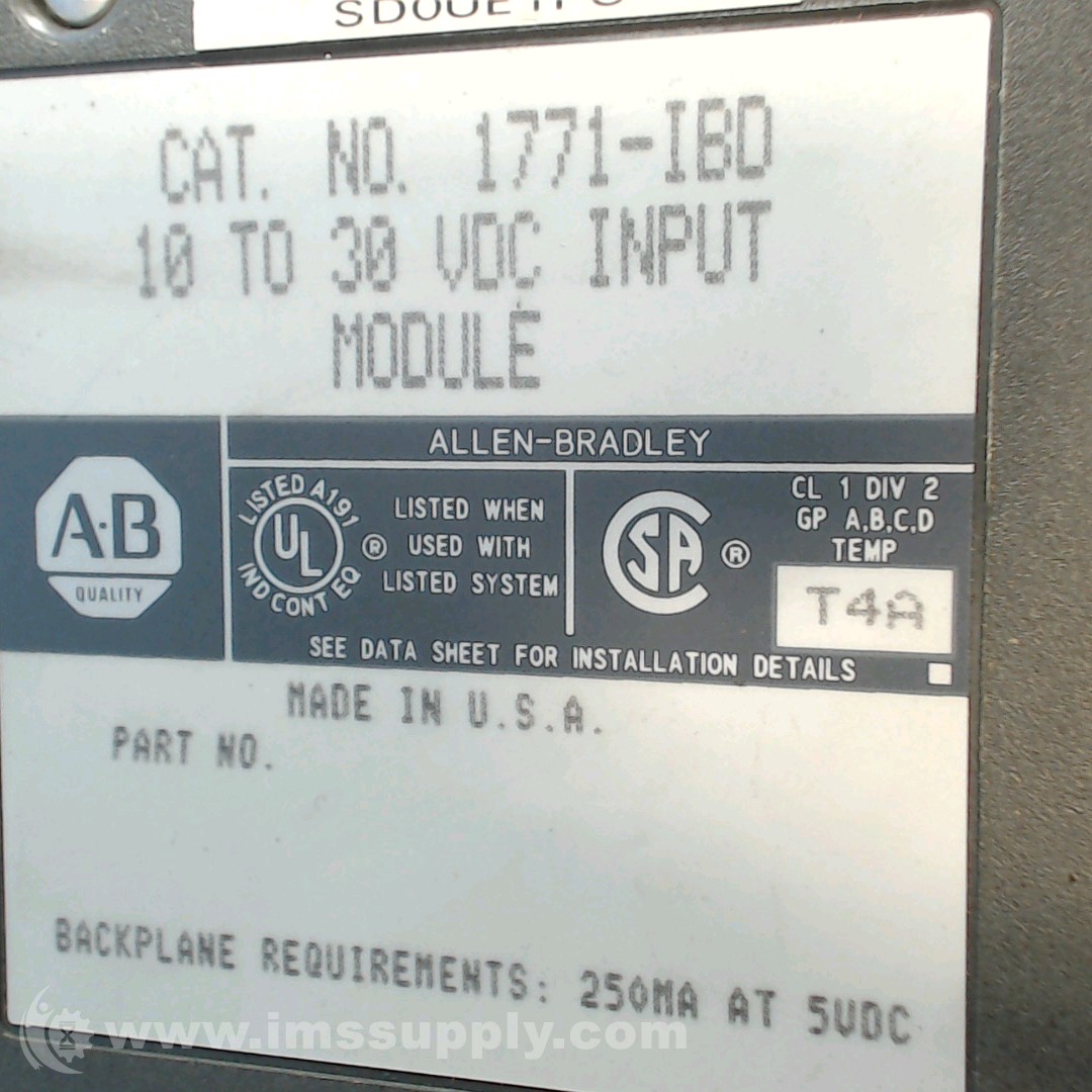 Allen Bradley 1771-IBD Input Module USIP