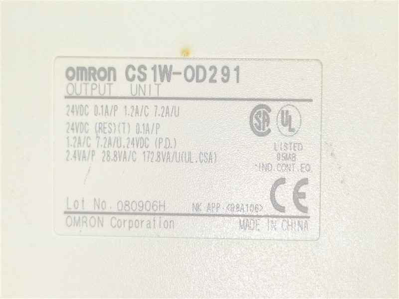 Omron CS1W-OD291 CS1WOD291 Output Unit 24VDC 30 Days Warranty Fast Shipping