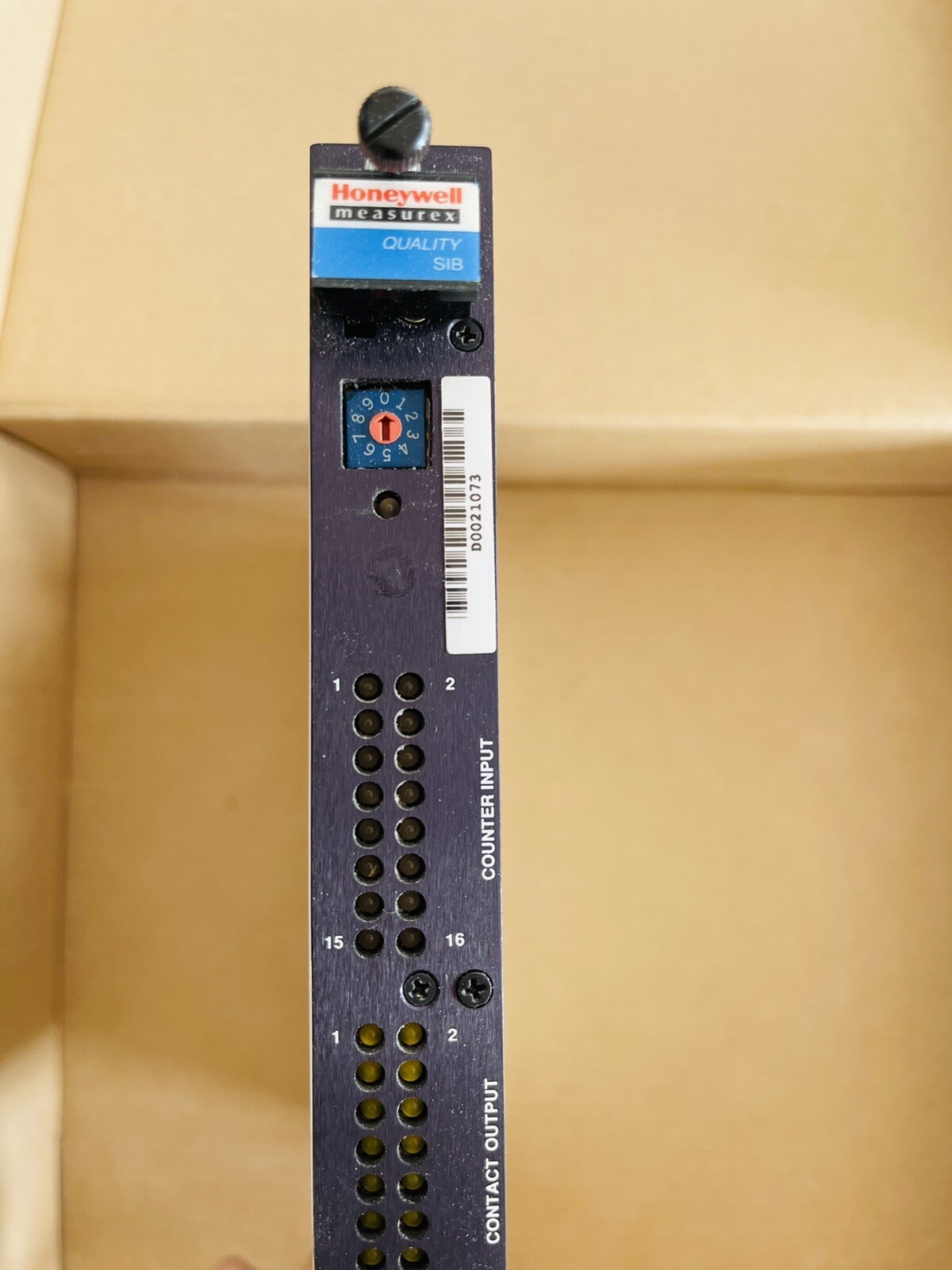 MEASUREX 09809810 HONEYWELL SIB COUNTER MODULE NIB #K-459