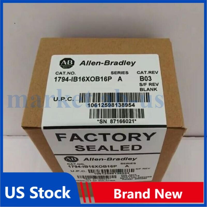 AB 1794-IB16XOB16P New Factory Sealed 24V DC Input/Output Module Fast Ship 1pcs