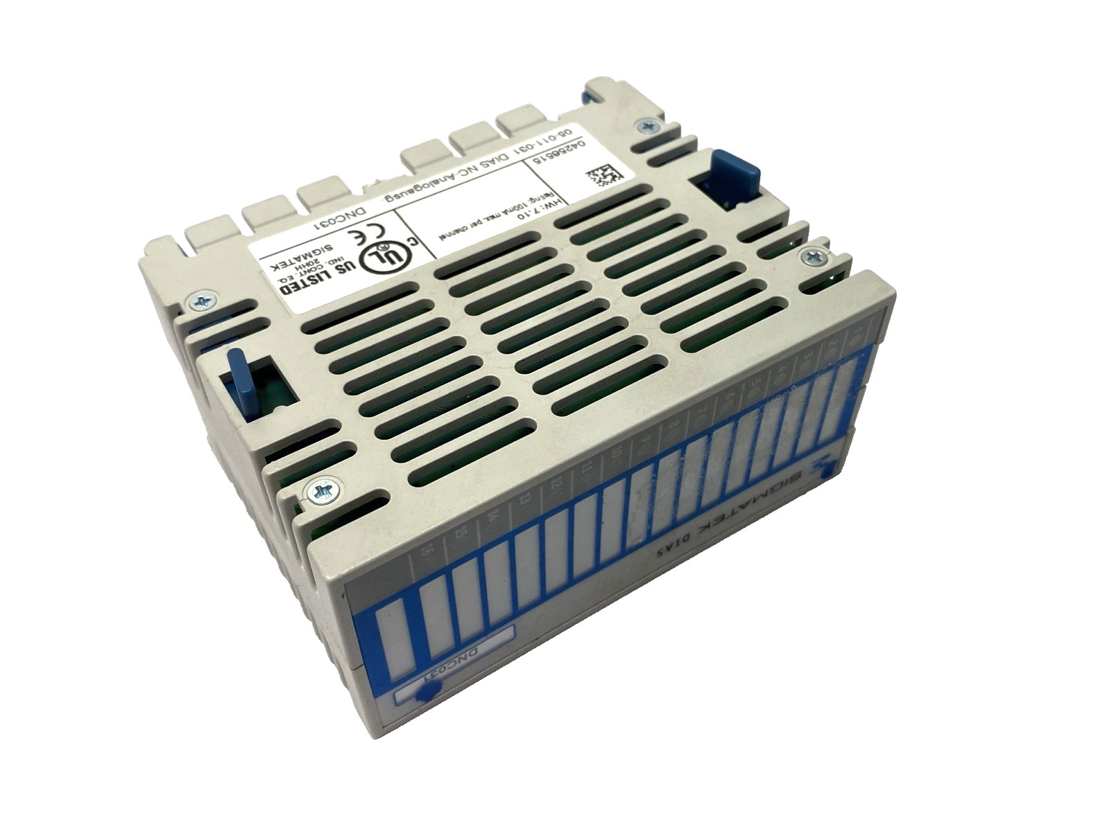 Sigmatek 05-011-031 DIAS Positioner Output Module DNC 031 CRACKED PLASTIC