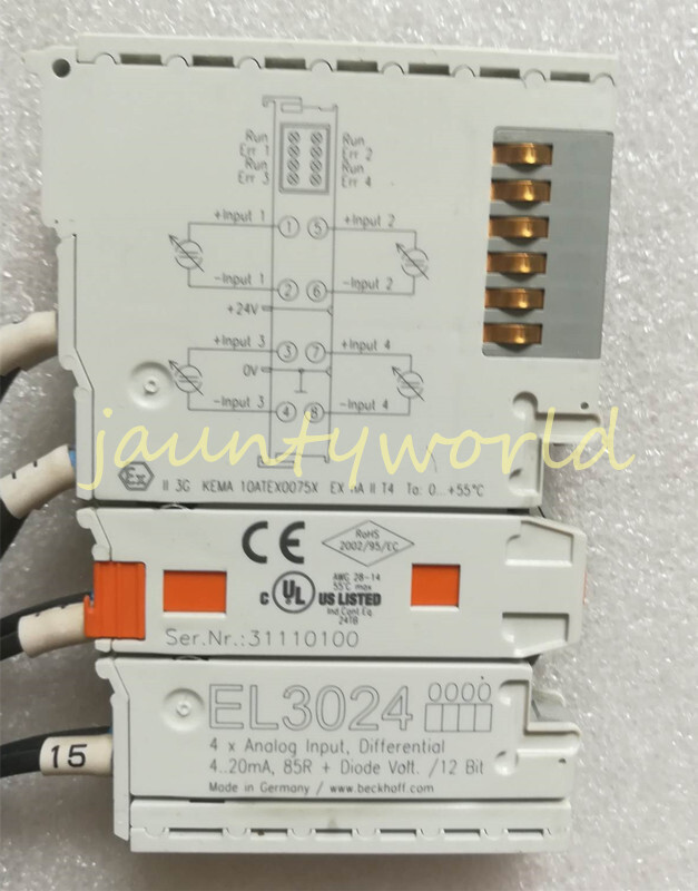 1PC Used BECKHOFF EL3024 PLC module Tested