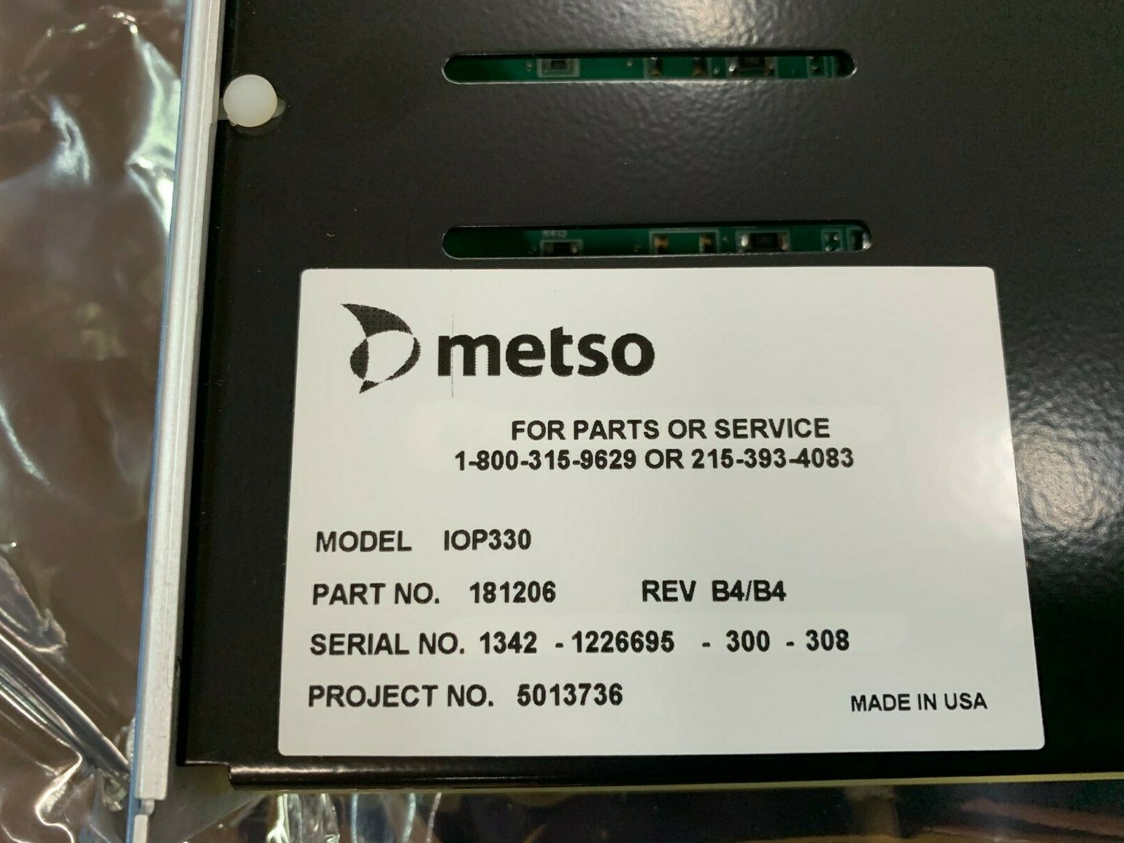 NEW NO BOX METSO PLC 24V. DC DIGITAL INPUT MODULE IOP330