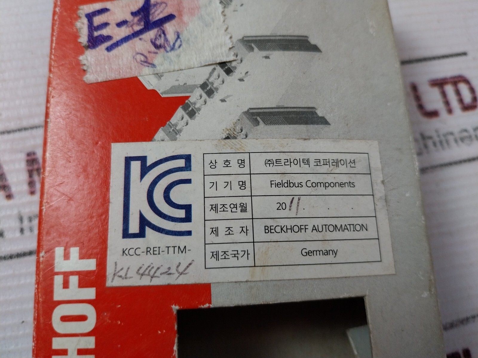 Beckhoff KL4424 4-Channel Analog Output Terminal 4-20ma