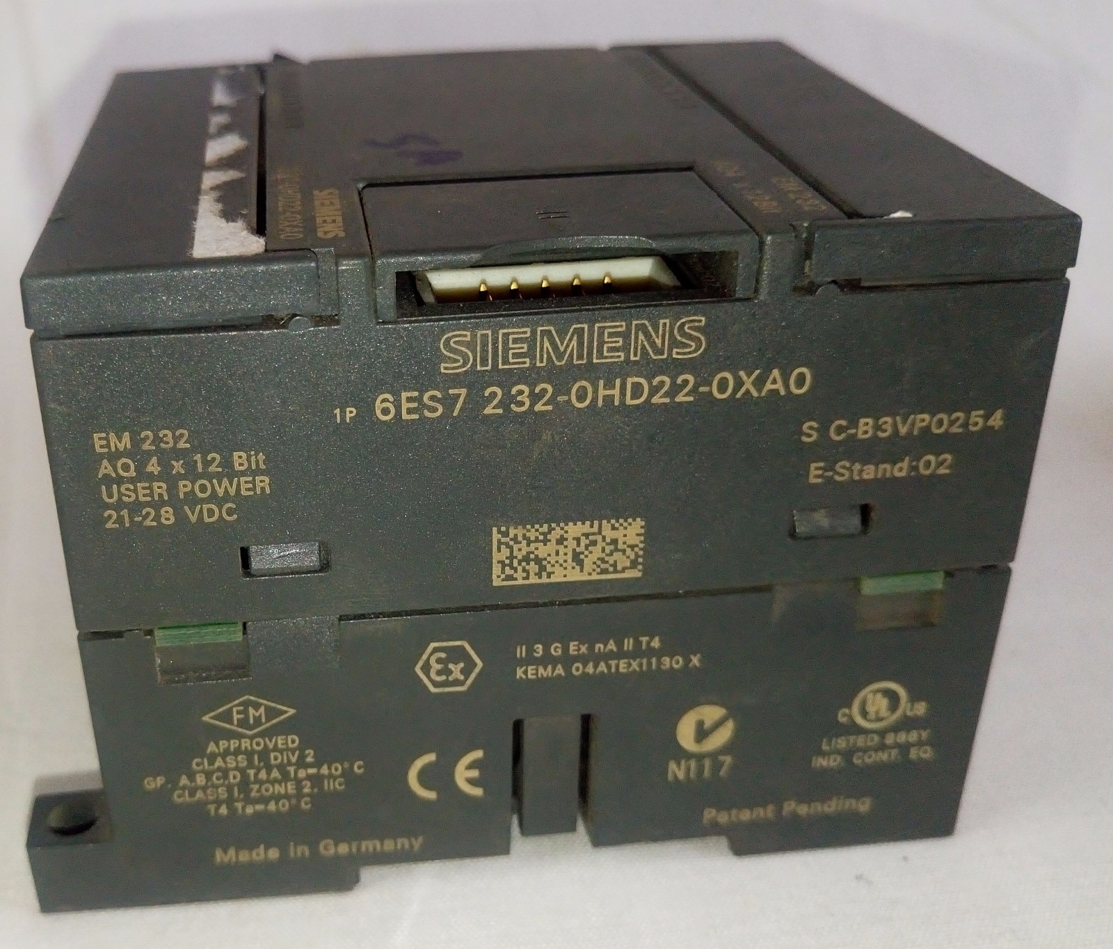 Siemens 6ES7232-0HD22-0XA0 SIMATIC S7-200 EM232 Analog Cur/Volt Output, 4-Ch